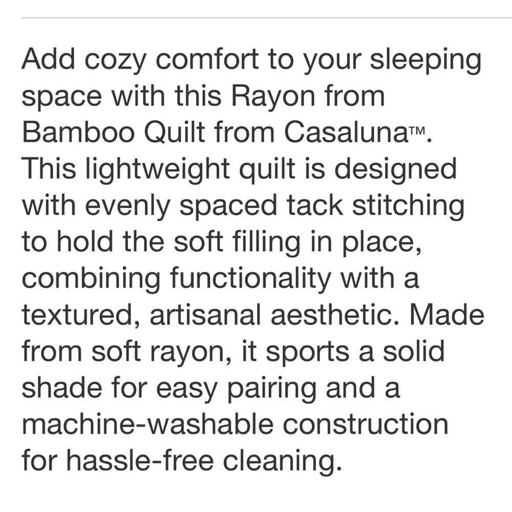 CASALUNA NWT blissful quilt -fig -full/queen